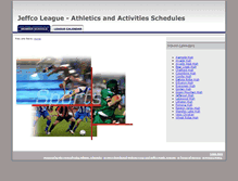 Tablet Screenshot of jeffcok12events.org